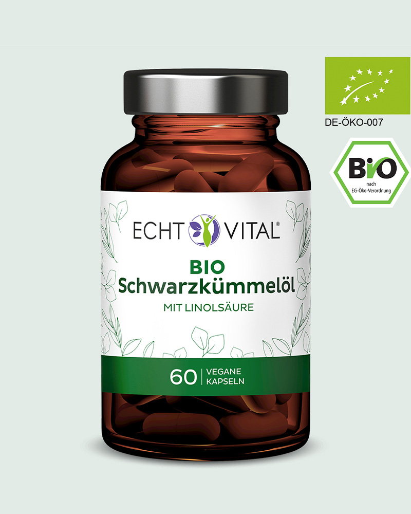 Bio Schwarzkümmelöl 60 Kapseln