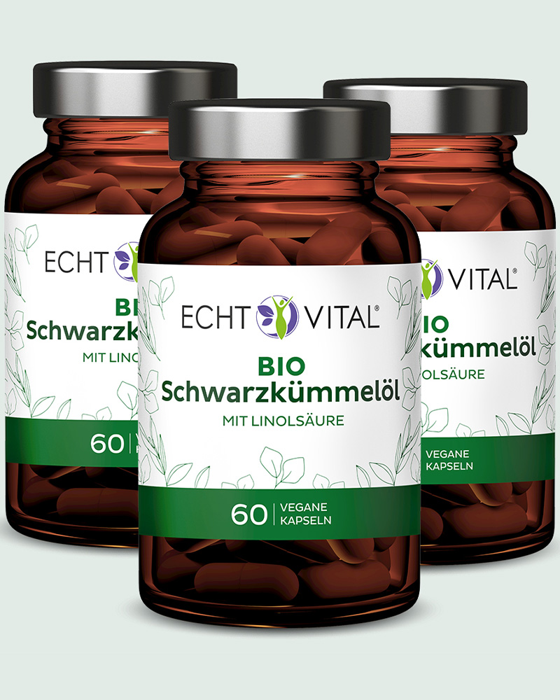 Bio Schwarzkümmelöl 180 Kapseln
