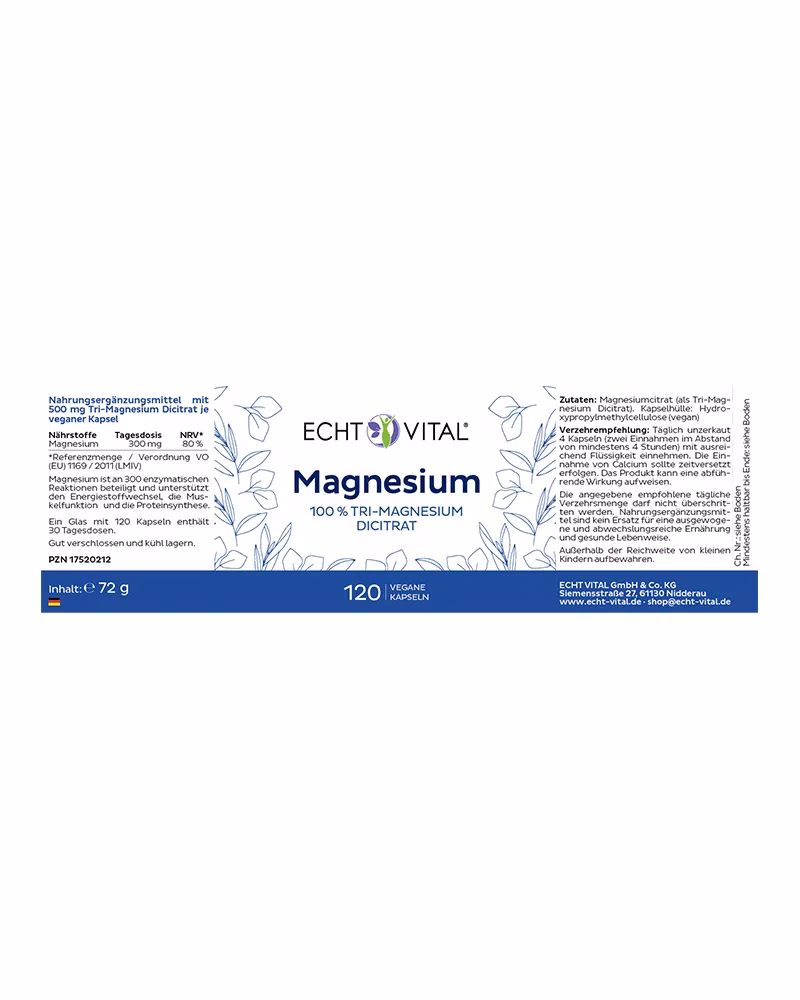 Alternative view of Magnesium – Hochwertiges 100% Tri-Magnesium Dicitrat