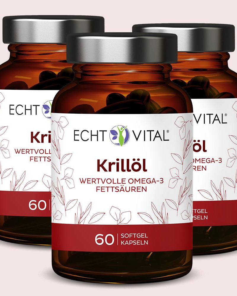 Krillöl - 3 Gläser mit je 60 Kapseln